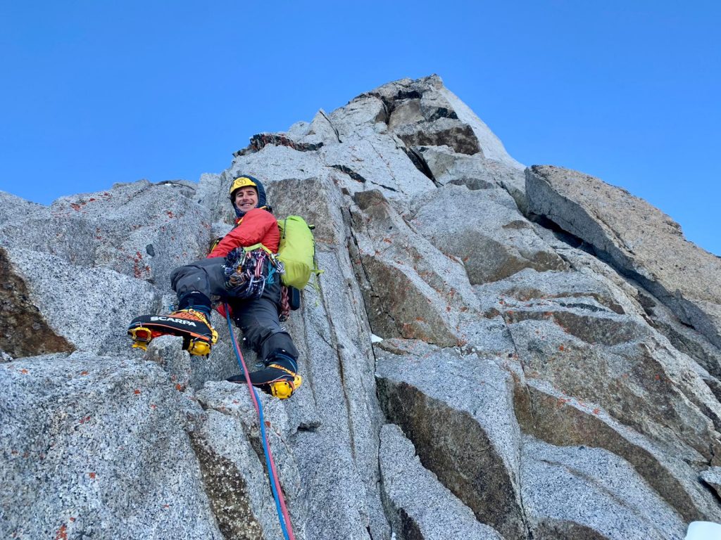 Tom Grant set out to tackle the Dru North Face above Chamonix this winter. In this blog -Tom takes us through their climb.