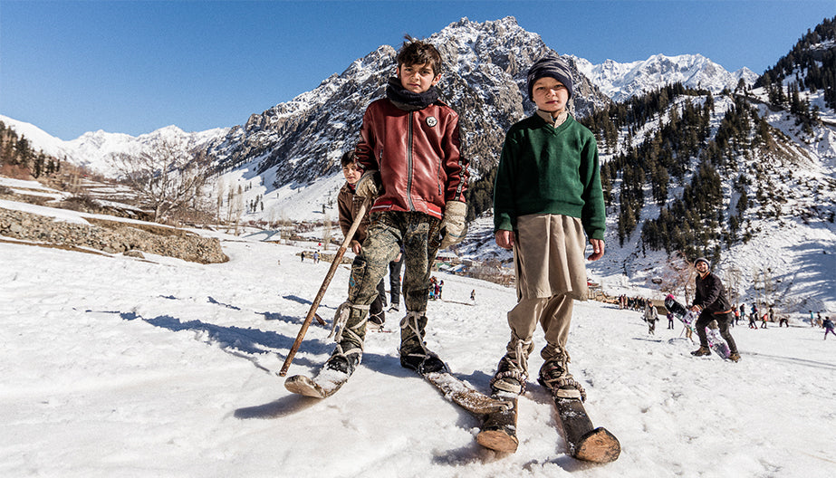 Introducing the locals to mountain sports