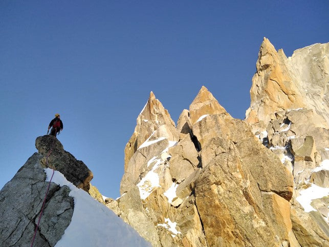 Above and Beyond. A new route on the Aiguille des Pélerins by John McCune