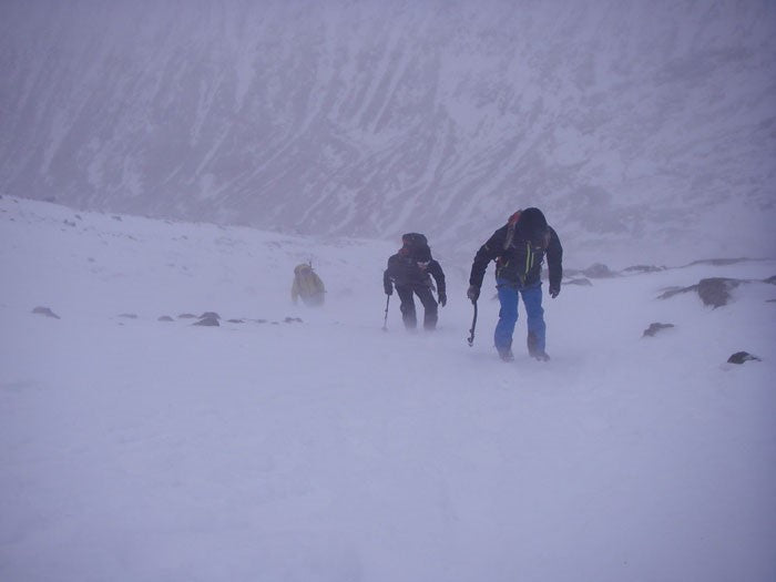 Scottish Winter, be flexible by Richard Bentley